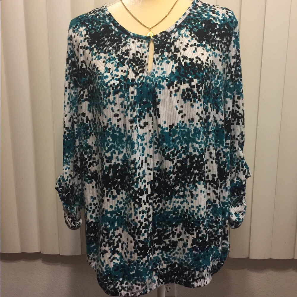Printed 3/4 sleeve